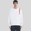 Load image into Gallery viewer, White cotton sweatshirt with Marni Mending logo