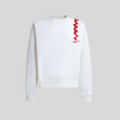 Load image into Gallery viewer, White cotton sweatshirt with Marni Mending logo