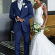 Load image into Gallery viewer, Ultra Slim Blue Performance Wedding Suit