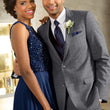 Load image into Gallery viewer, Ultra Slim Grey Plaid Hamilton Suit