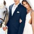Load image into Gallery viewer, Navy Sterling Wedding Suit