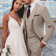 Load image into Gallery viewer, Ultra Slim Sand Brunswick Suit