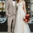 Load image into Gallery viewer, Ultra Slim Sand Brunswick Suit