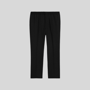 Wool elasticated waist trousers