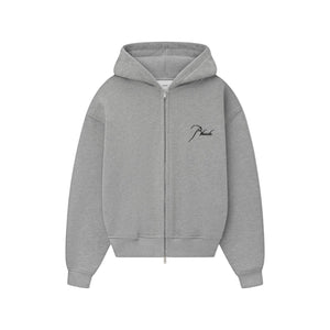 Rhude classique logo zip up hoodie
