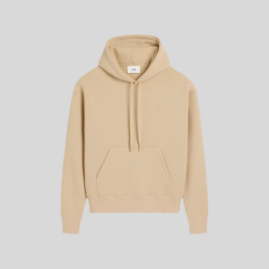 BEIGE COTTON AMI DE COEUR HOODIE