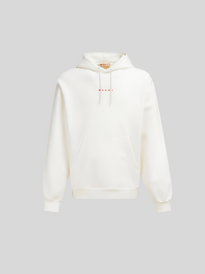 Marni logo organic cotton hoodie