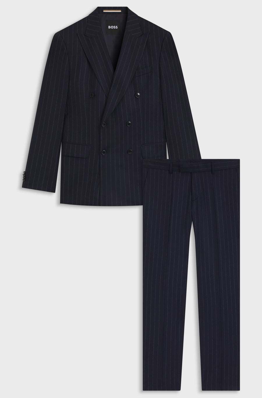 Striped v wool DB suit
