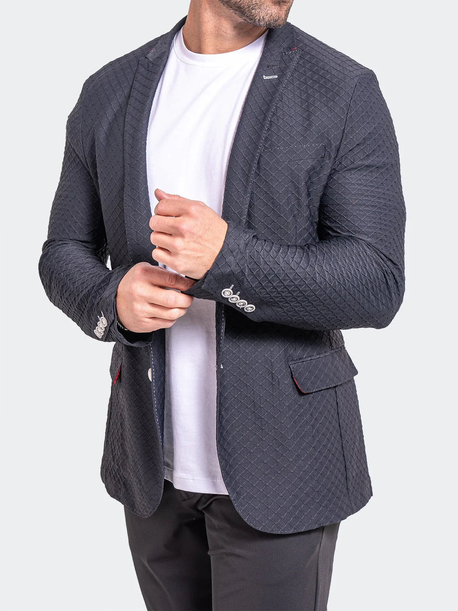 Blazer unconstructed stretch black