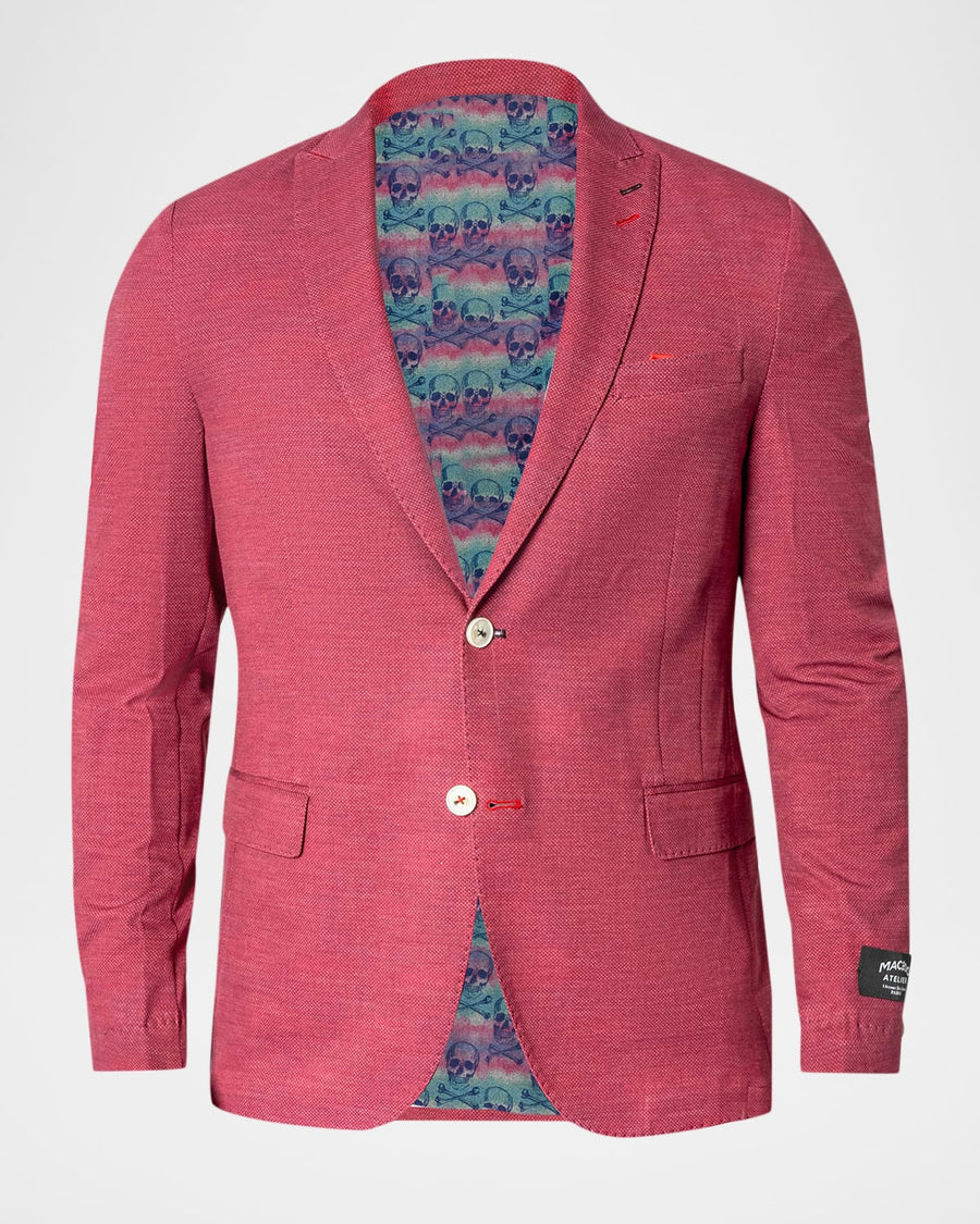 Descartes solid unvonstructed blazer