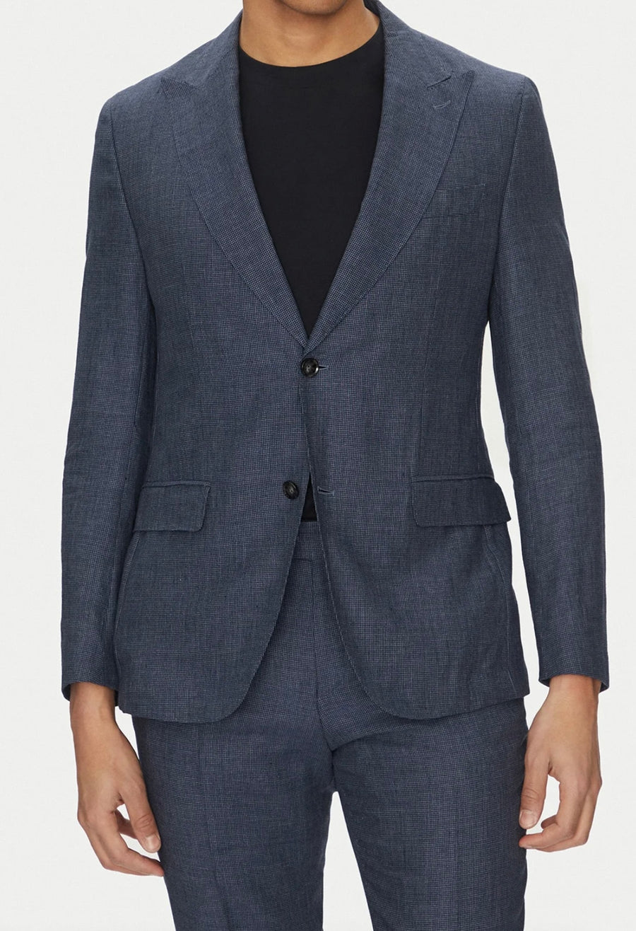 BOSS PEAK BLUE LINEN SUIT