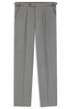 Boss Tapered fit pleated trousers