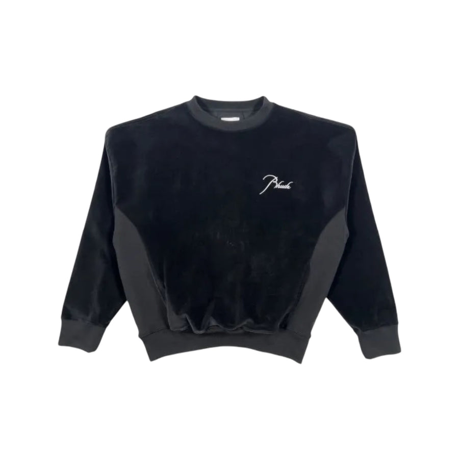 Velour classique crewneck
