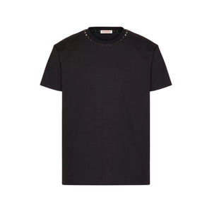 Black studs T-shirt