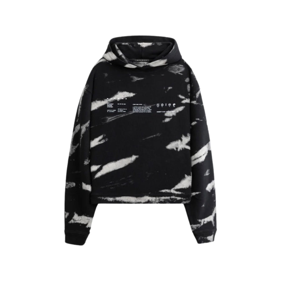 Sound system cropped hoodie
