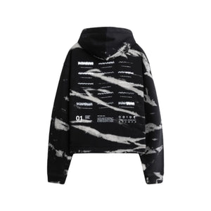 Sound system cropped hoodie