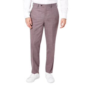 Berry Stripe Wool Suit Pants
