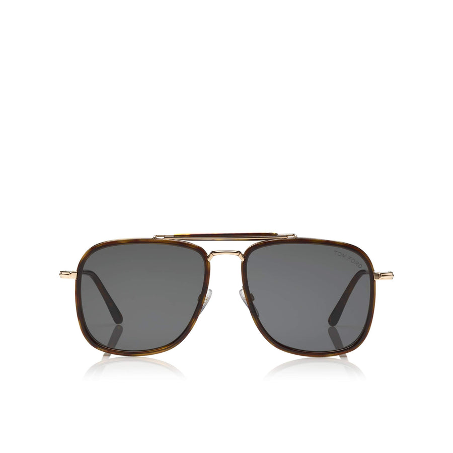 Sunglasses Tom Ford Huck FT0665 (01E) Man | Free Shipping Shop Online