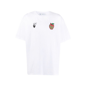 Off-White apple-print over T-shirt