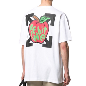 Off-White apple-print over T-shirt