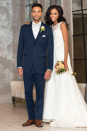 Ultra Slim Navy Sterling Wedding Suit